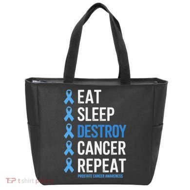 Cancer Warrior Prostate Cancer Awareness Tote Bag