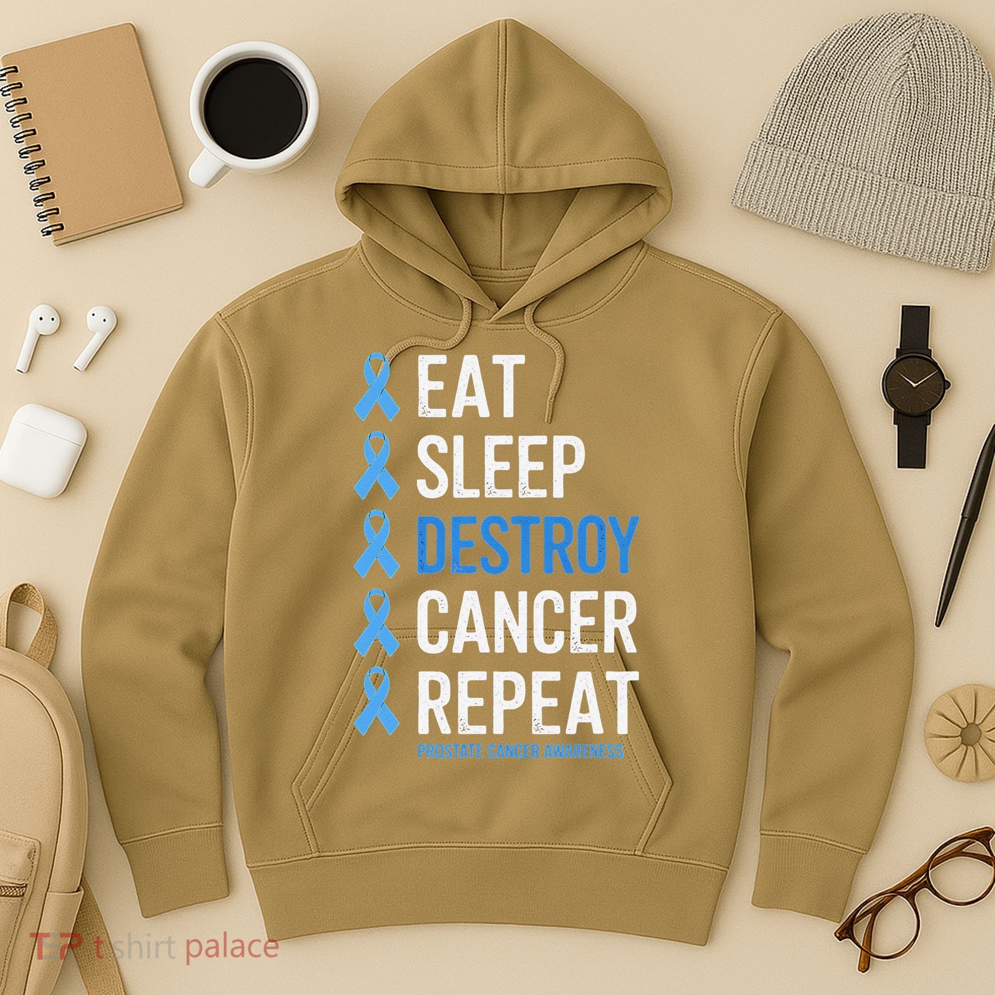 Cancer Warrior Prostate Cancer Awareness Hoodie