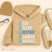Cancer Warrior Prostate Cancer Awareness Hoodie thumb 4