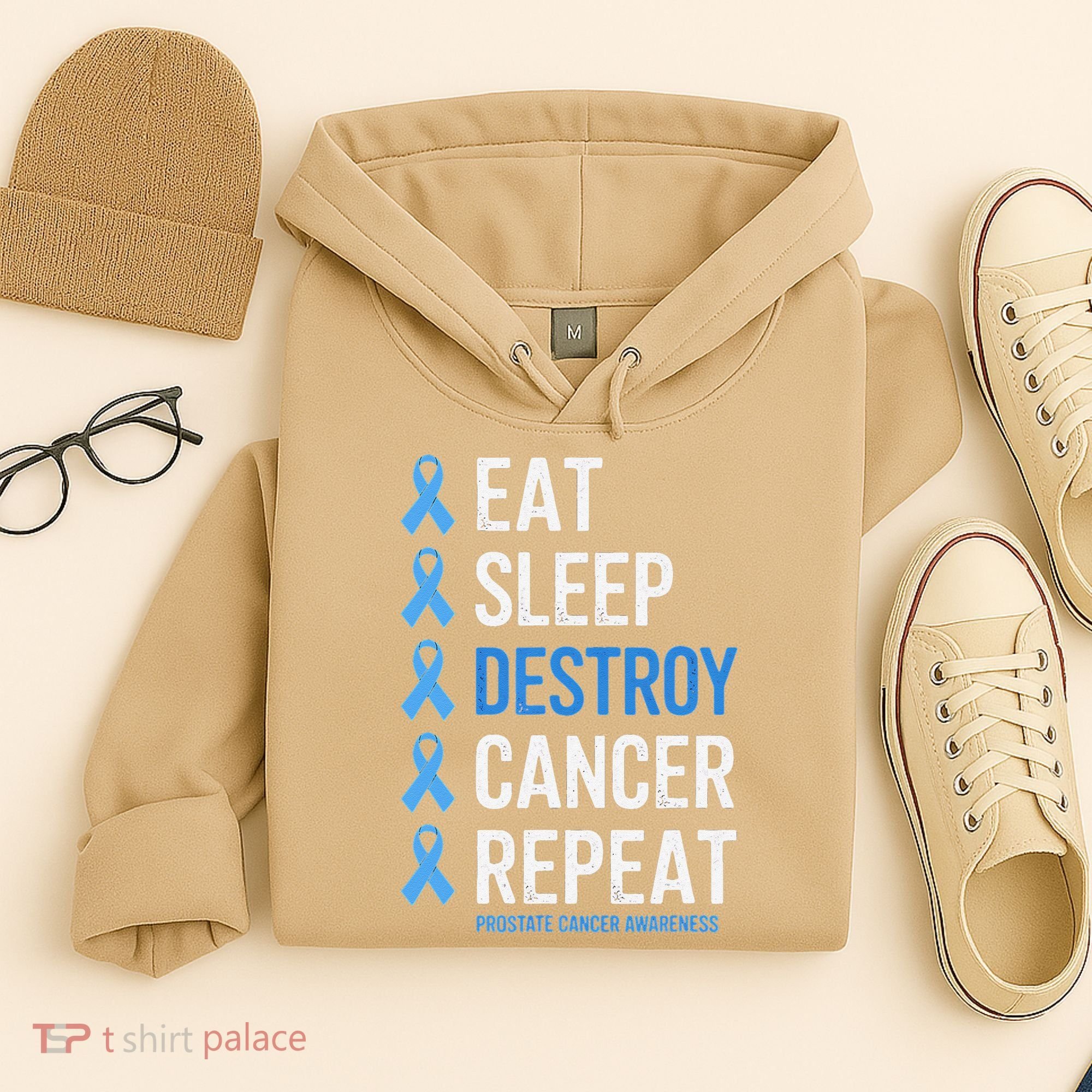 Cancer Warrior Prostate Cancer Awareness Hoodie