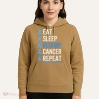 Cancer Warrior Prostate Cancer Awareness Hoodie thumb 5