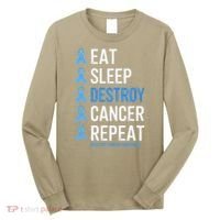 Cancer Warrior Prostate Cancer Awareness Long Sleeve Shirt thumb 0