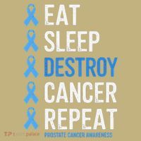 Cancer Warrior Prostate Cancer Awareness Long Sleeve Shirt thumb 2
