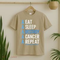 Cancer Warrior Prostate Cancer Awareness T-Shirt thumb 2