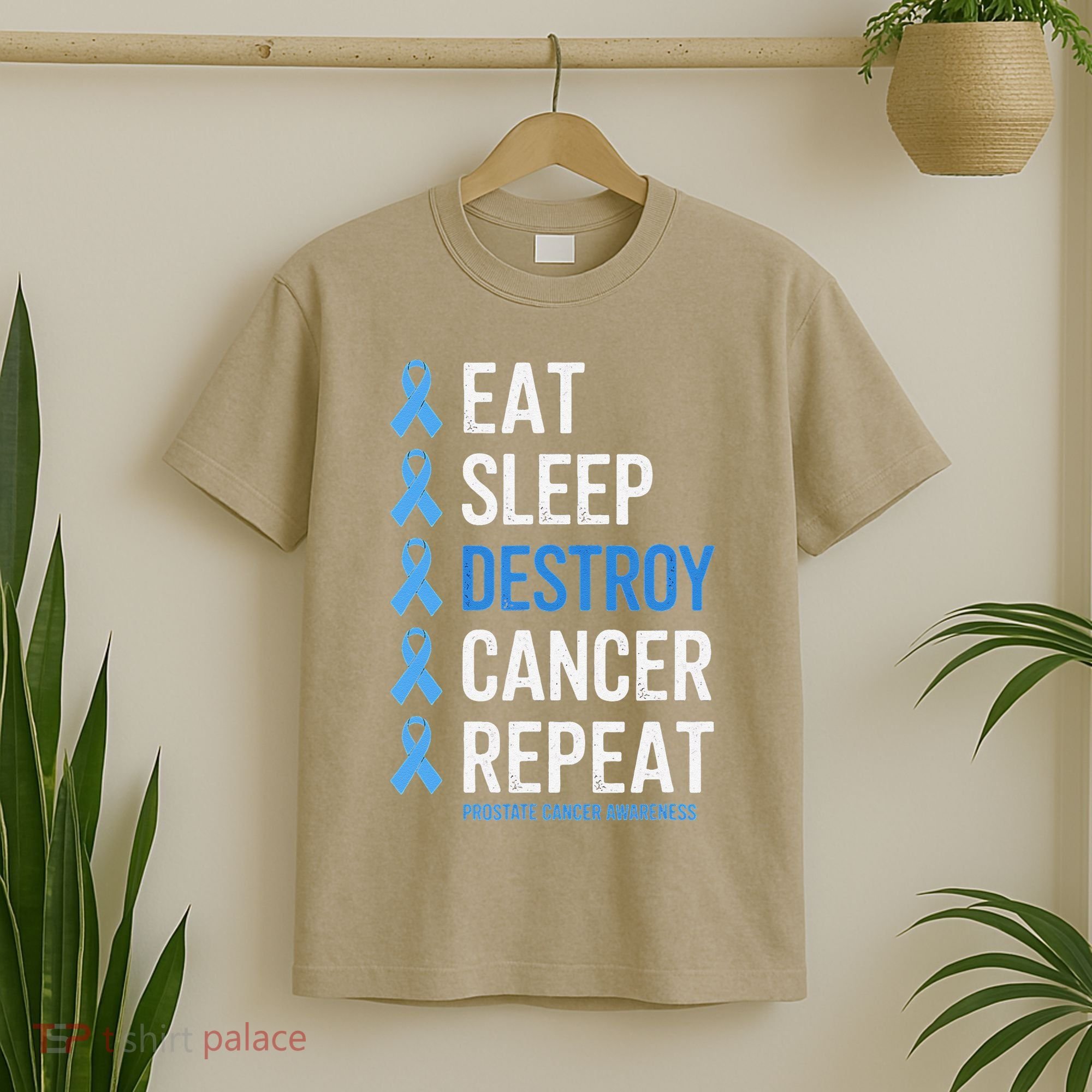 Cancer Warrior Prostate Cancer Awareness T-Shirt