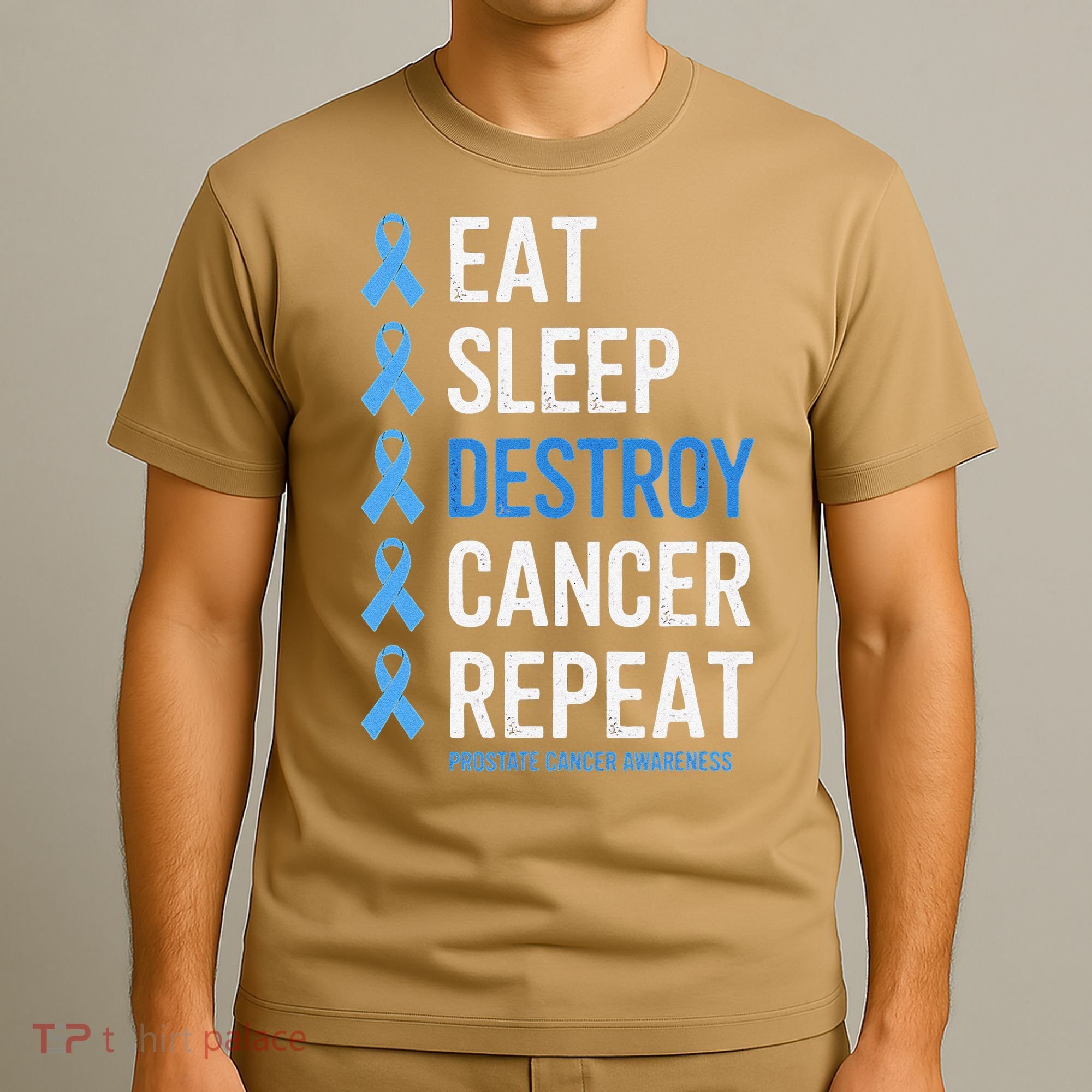 Cancer Warrior Prostate Cancer Awareness T-Shirt