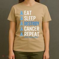 Cancer Warrior Prostate Cancer Awareness T-Shirt thumb 4