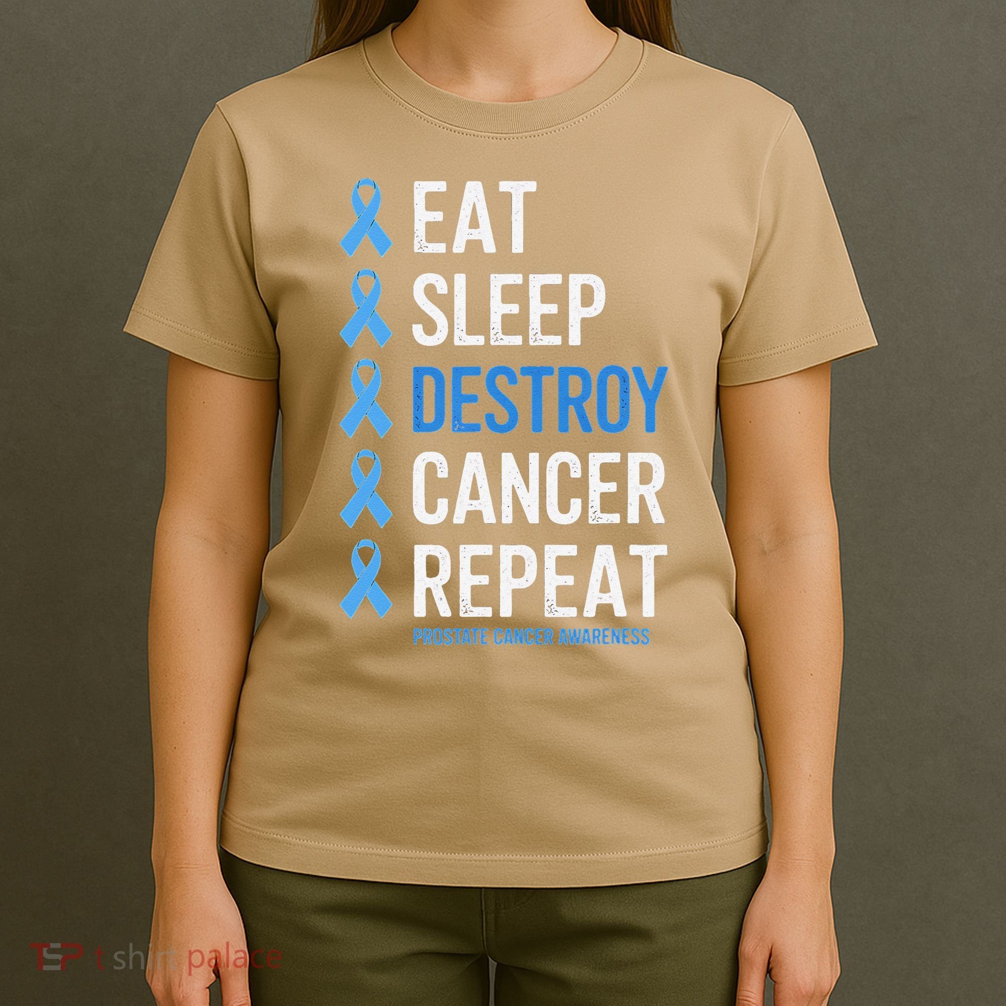 Cancer Warrior Prostate Cancer Awareness T-Shirt
