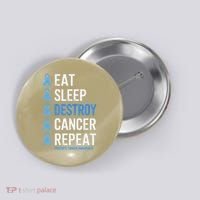Cancer Warrior Prostate Cancer Awareness Button thumb 0
