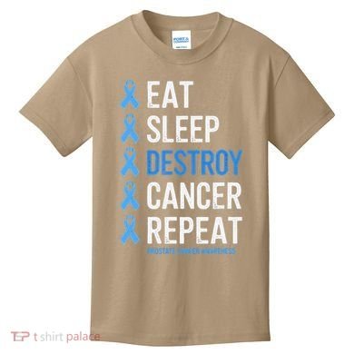 Cancer Warrior Prostate Cancer Awareness Kids T-Shirt