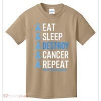Cancer Warrior Prostate Cancer Awareness Kids T-Shirt thumb 0