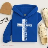 Cross With Philippians 413 Christian Hoodie thumb 4