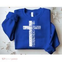 Cross With Philippians 413 Christian Sweatshirt thumb 2