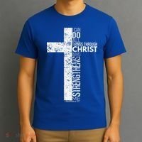 Cross With Philippians 413 Christian T-Shirt thumb 3