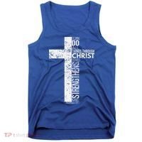 Cross With Philippians 413 Christian Tank Top thumb 0