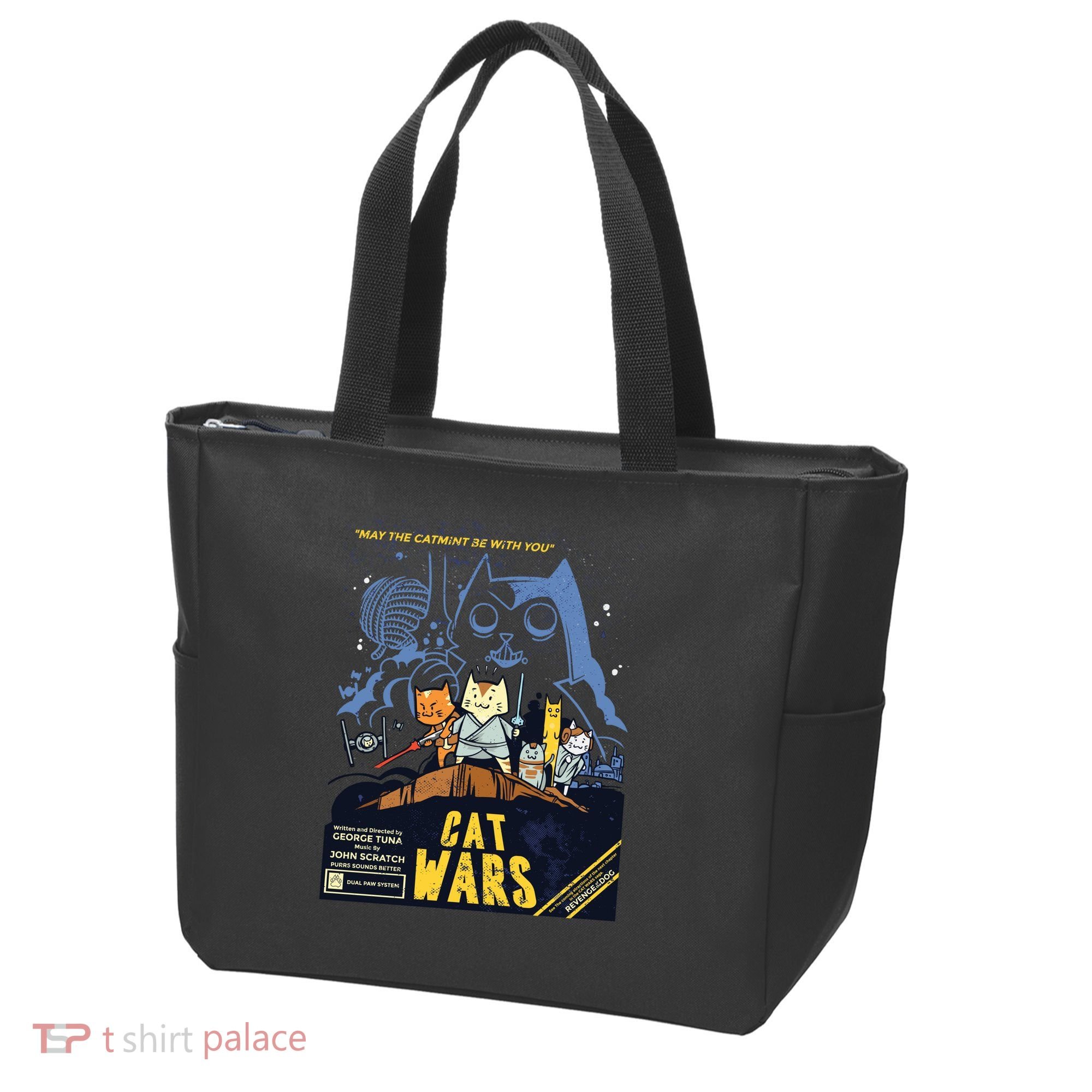 Cat Wars Parody Tote Bag