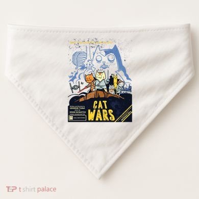 Cat Wars Parody USA-Made Doggie Bandana