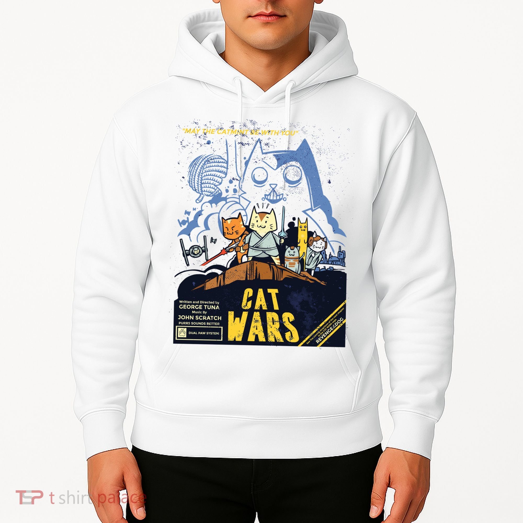 Cat Wars Parody Hoodie