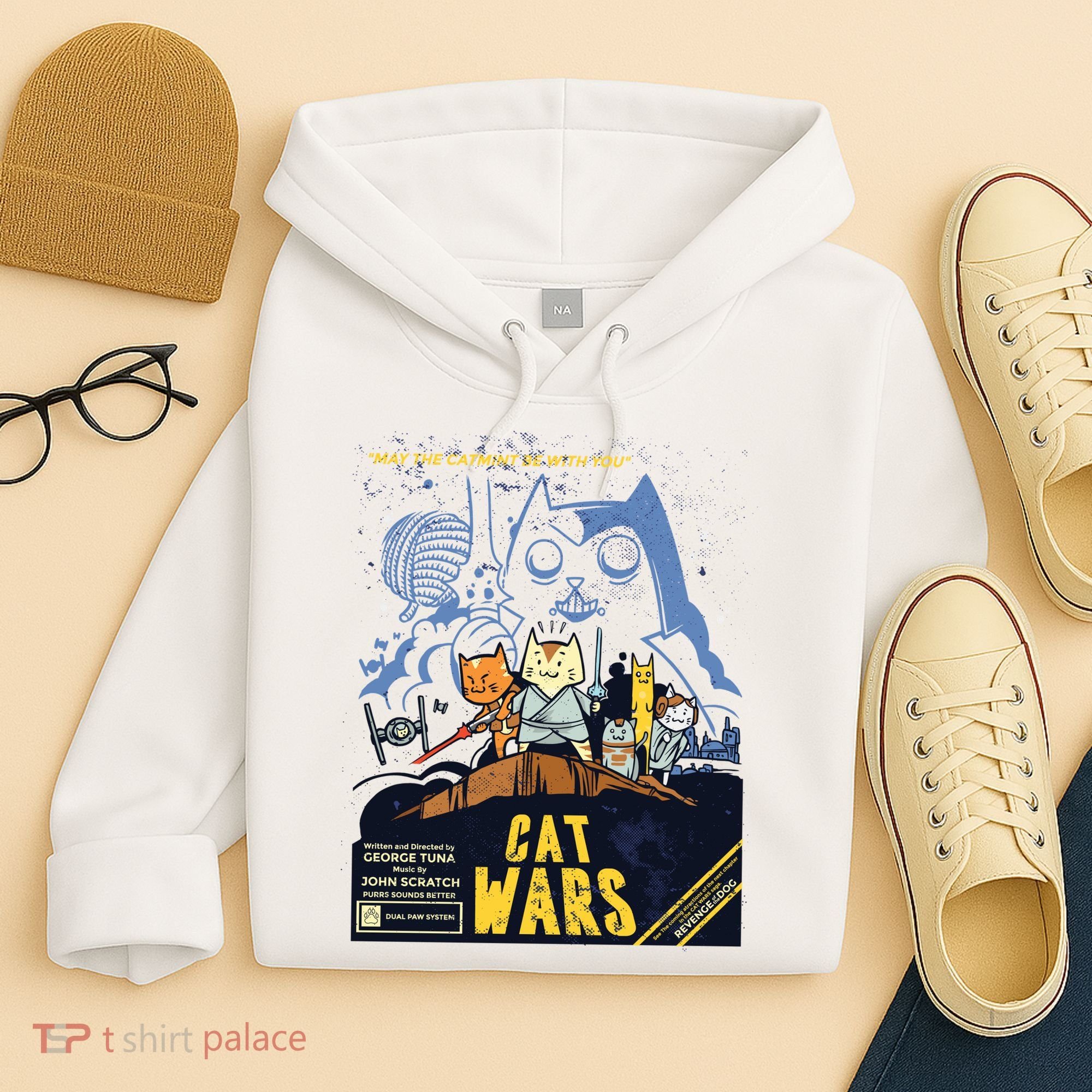 Cat Wars Parody Hoodie