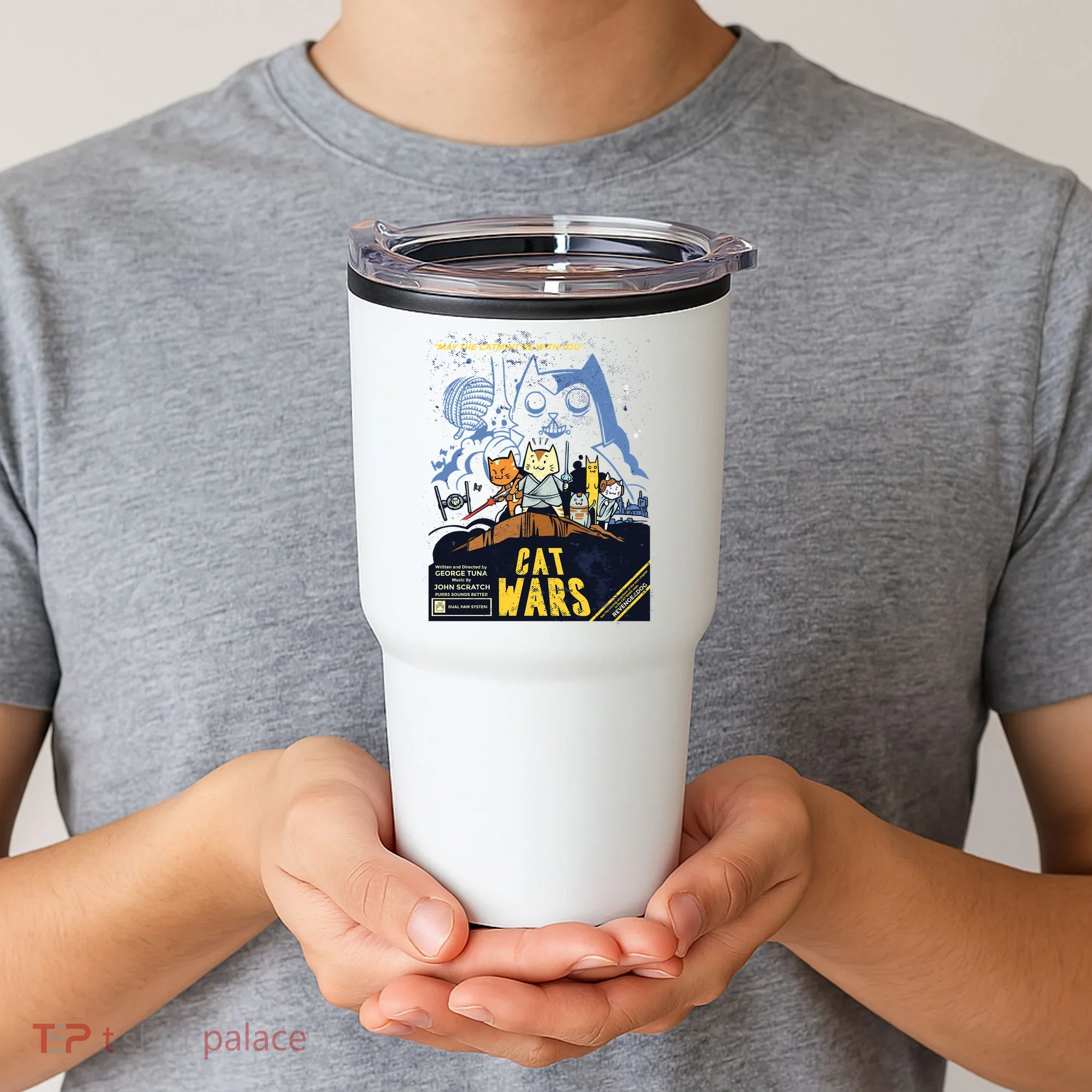 Cat Wars Parody Tumbler