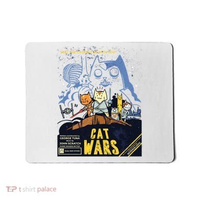 Cat Wars Parody Mousepad