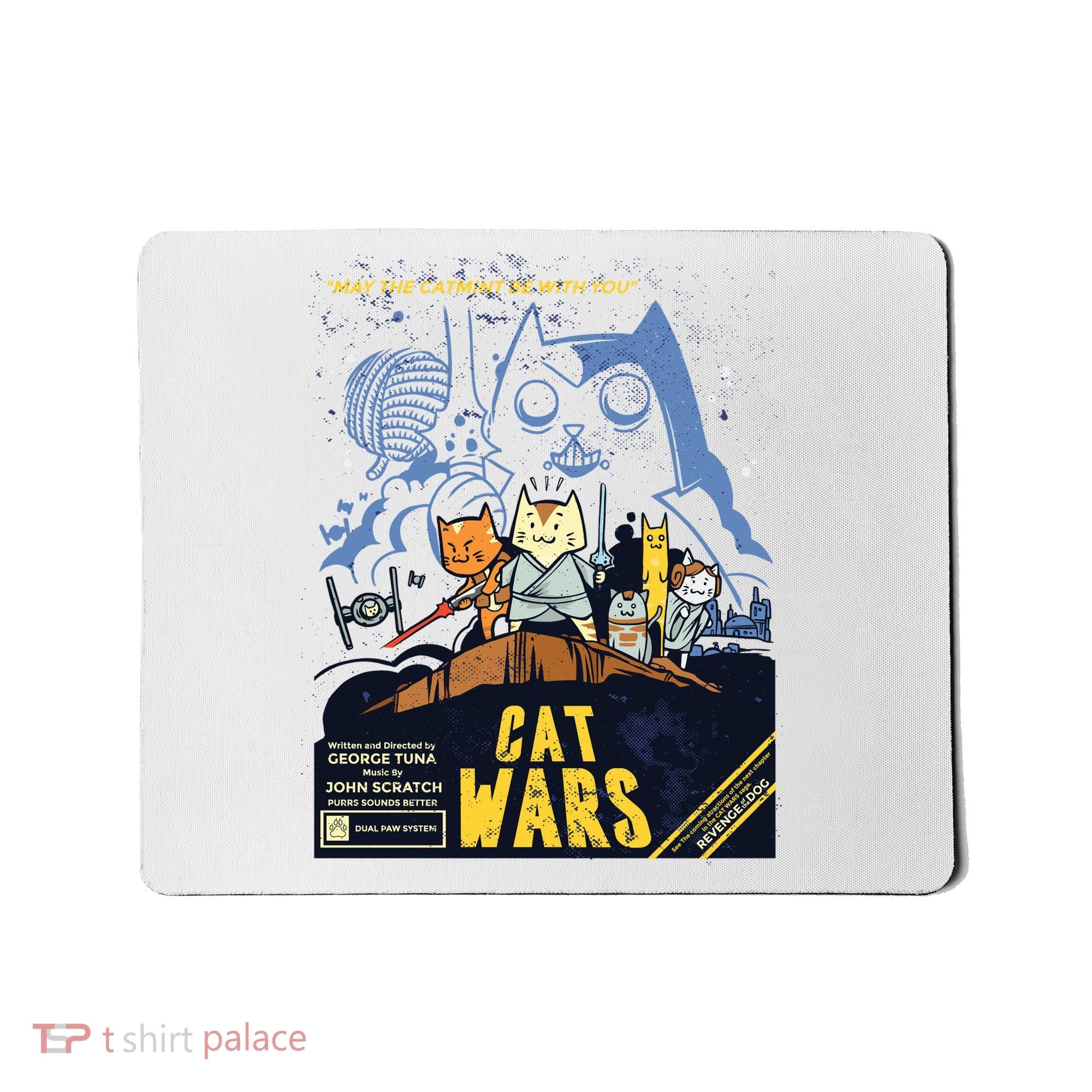Cat Wars Parody Mousepad