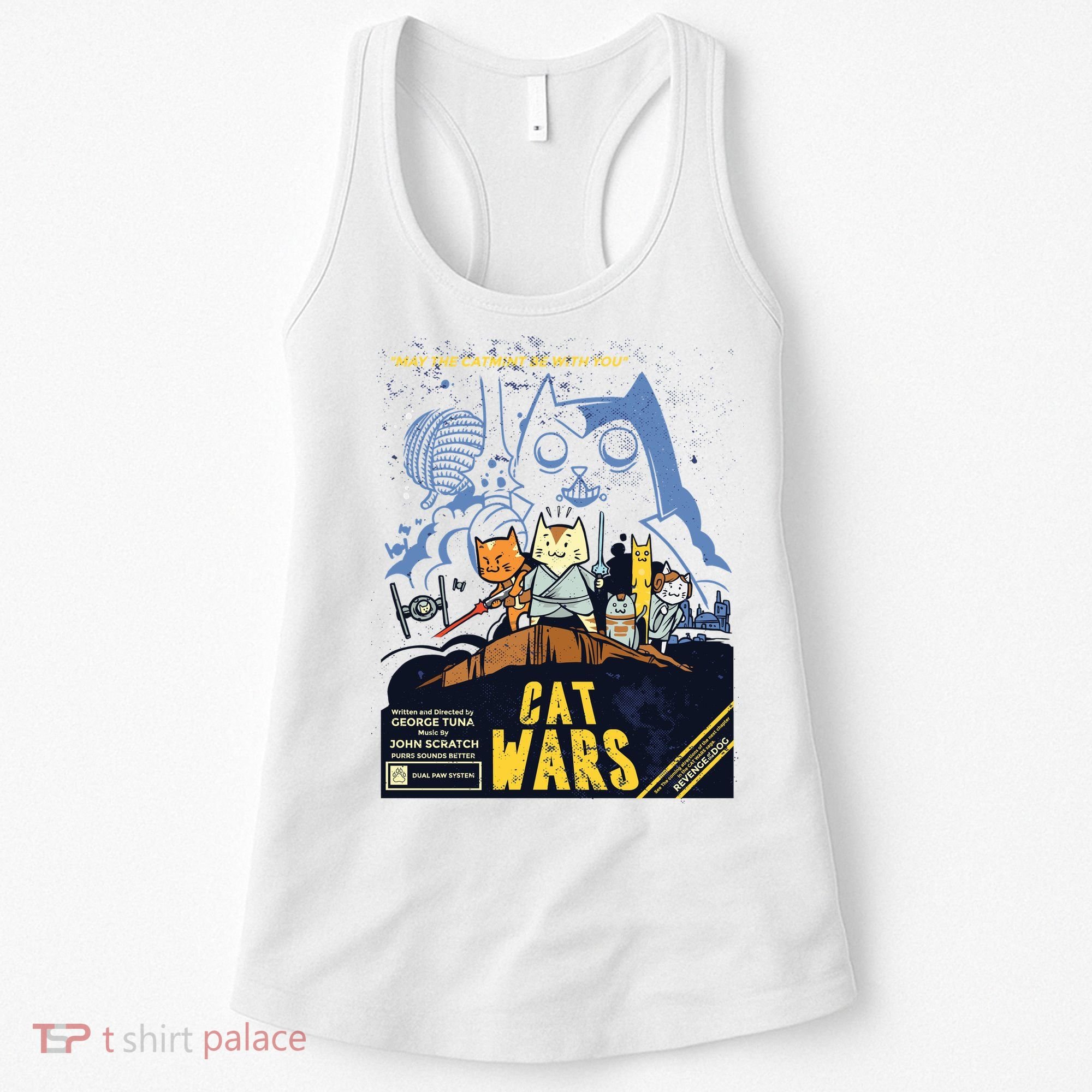 Cat Wars Parody Women's Tank Top