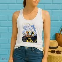 Cat Wars Parody Women's Tank Top thumb 2
