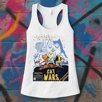Cat Wars Parody Women's Tank Top thumb 3