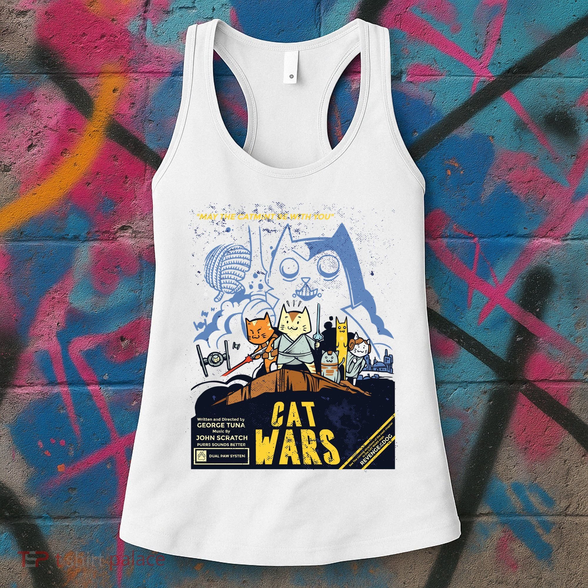 Cat Wars Parody Women's Tank Top
