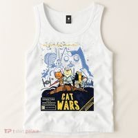 Cat Wars Parody Tank Top thumb 2
