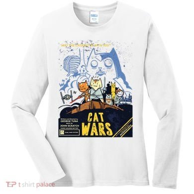 Cat Wars Parody Women's Long Sleeve Shirt