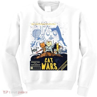 Cat Wars Parody Kids Sweatshirt