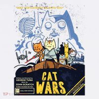 Cat Wars Parody Kids Long Sleeve Shirt thumb 2