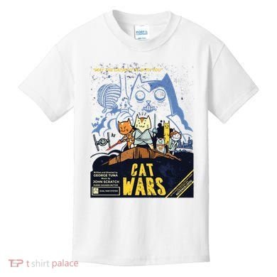 Cat Wars Parody Kids T-Shirt