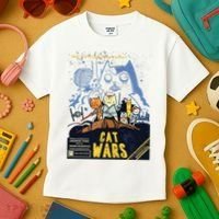 Cat Wars Parody Kids T-Shirt thumb 3