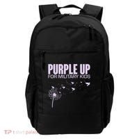 Cute Wear Purple Dandelion Dove Birds Backpack thumb 0