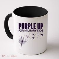 Cute Wear Purple Dandelion Dove Birds Coffee Mug thumb 0