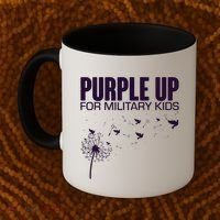 Cute Wear Purple Dandelion Dove Birds Coffee Mug thumb 2