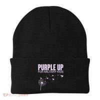 Cute Wear Purple Dandelion Dove Birds Beanie thumb 0