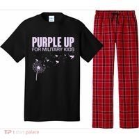 Cute Wear Purple Dandelion Dove Birds Pajama Set thumb 0