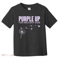 Cute Wear Purple Dandelion Dove Birds Toddler T-Shirt thumb 0