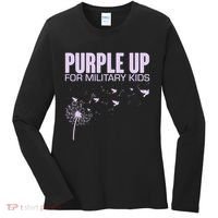Cute Wear Purple Dandelion Dove Birds Women's Long Sleeve Shirt thumb 0