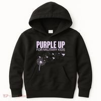 Cute Wear Purple Dandelion Dove Birds Kids Hoodie thumb 0