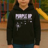 Cute Wear Purple Dandelion Dove Birds Kids Hoodie thumb 3