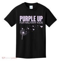 Cute Wear Purple Dandelion Dove Birds Kids T-Shirt thumb 0
