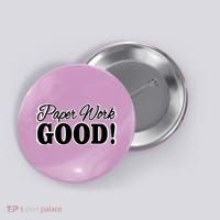 Charleston White Paper Work Good Button thumb 0