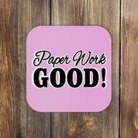 Charleston White Paper Work Good Coaster thumb 0