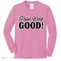 Charleston White Paper Work Good Kids Long Sleeve Shirt thumb 0