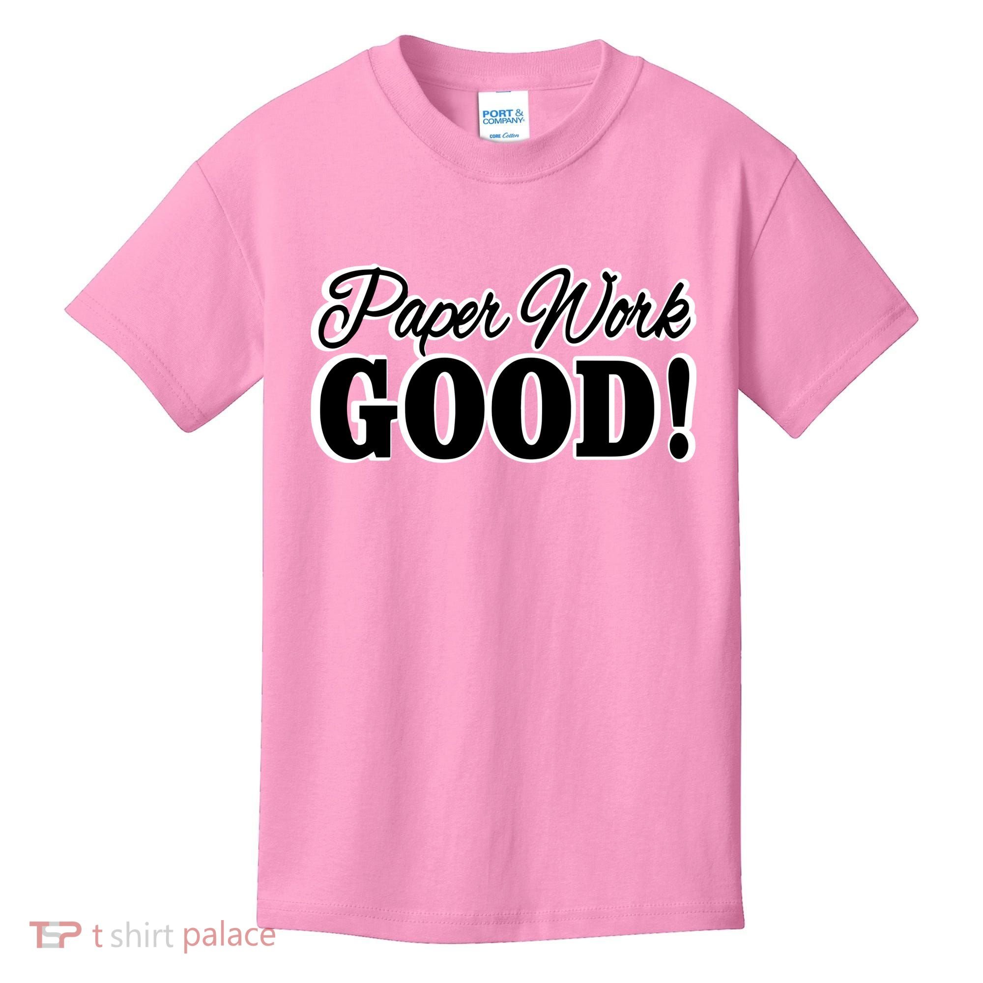 Charleston White Paper Work Good Kids T-Shirt